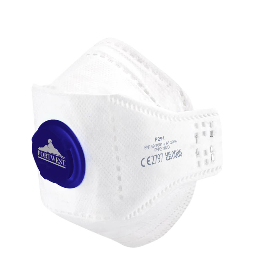EAGLE FFP2 Valved Dolomite Fold Flat Respirator (Pk10) - WHR