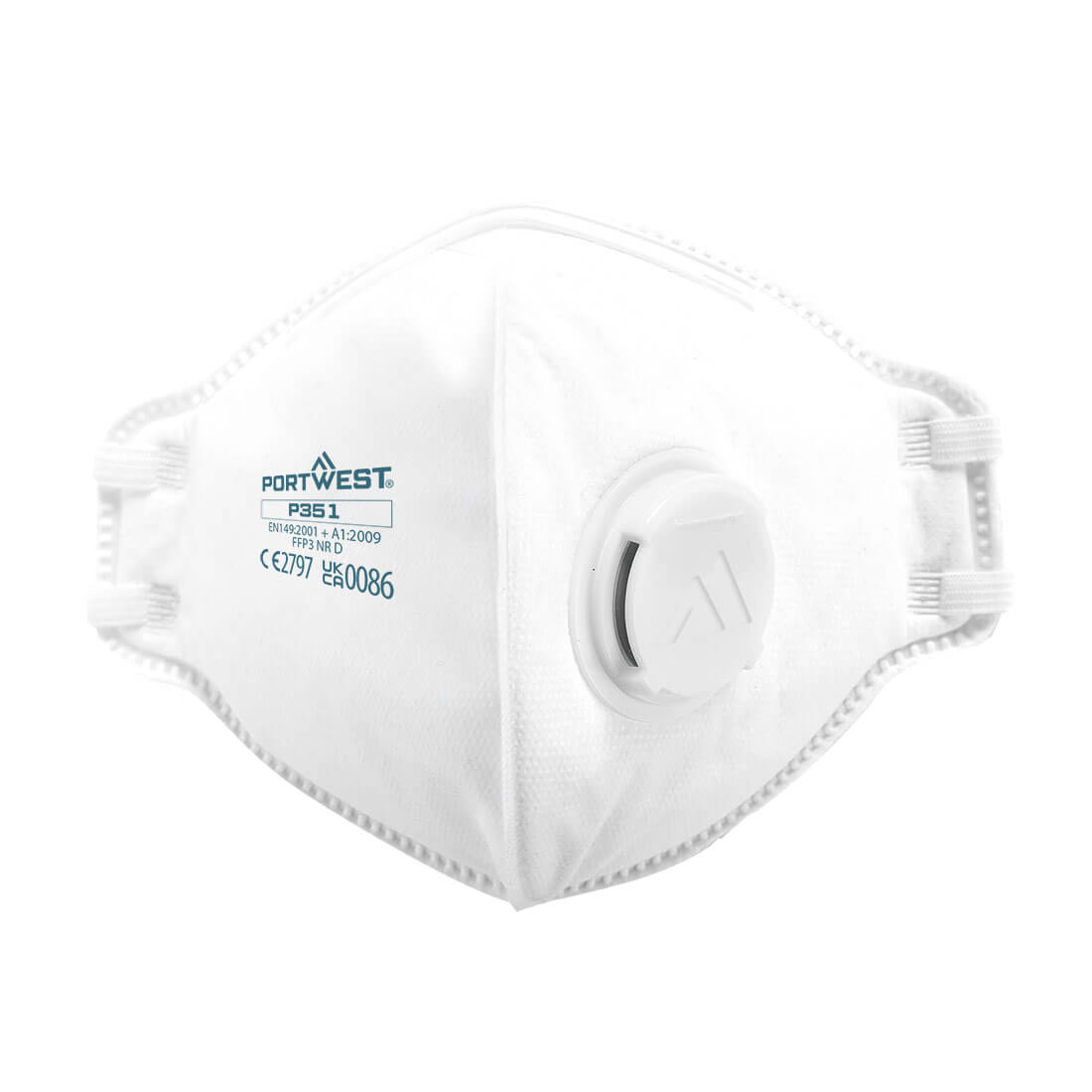 FFP3 Valved Dolomite Fold Flat Respirator (Pk20) - WHR