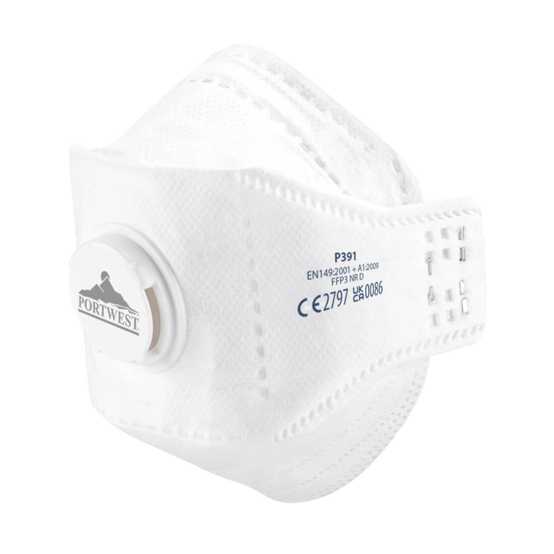 EAGLE FFP3 Valved Dolomite Fold Flat Respirator (Pk10) - WHR