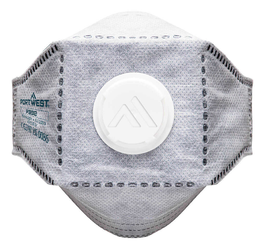 EAGLE FFP3 Valved Carbon Fold Flat Respirator (Pk10) - WHR