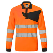 PW2 Hi-Vis Polo Shirt L/S - OBRR
