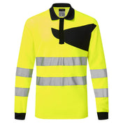 PW2 Hi-Vis Polo Shirt L/S - YBRR