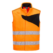 PW2 Hi-Vis Fleece Bodywarmer - OBRR