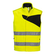 PW2 Hi-Vis Fleece Bodywarmer - YBRR