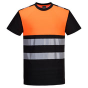 PW3 Hi-Vis Cotton Comfort Class 1 T-Shirt S/S - BKO