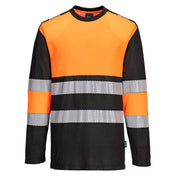 PW3 Hi-Vis Cotton Comfort Class 1 T-Shirt L/S - OBRR