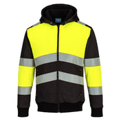 PW3 Hi-Vis Zipped Class 1 Winter Hoodie - YBRR