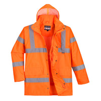 Hi-Vis Breathable Rain Traffic Jacket | 300D RT60