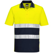 Hi-Vis Lightweight Contrast Polo Shirt S/S - YNRR