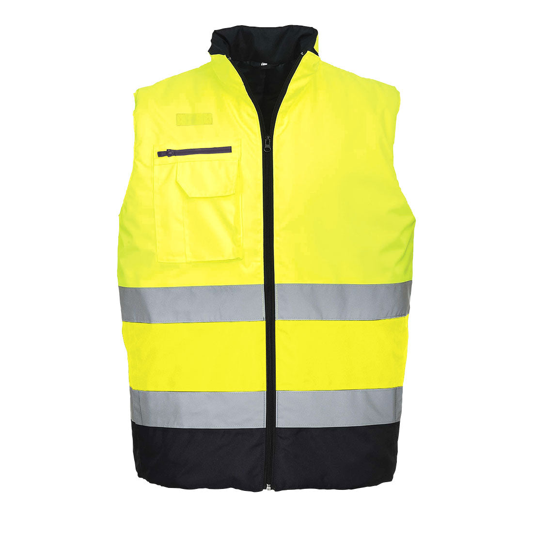 Hi-Vis Contrast Bodywarmer - YNRR