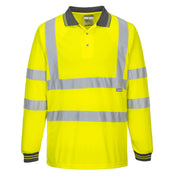 Hi-Vis Polo Shirt L/S - YERR