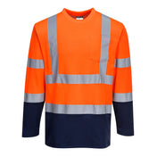 Hi-Vis Cotton Comfort Contrast T-Shirt L/S - ONRR