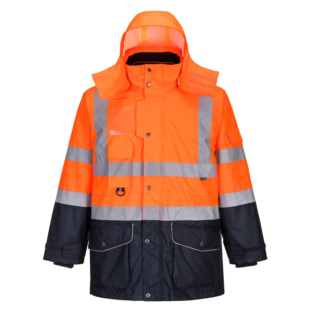 Hi-Vis Breathable 7-in-1 Contrast Traffic Jacket - ONRR