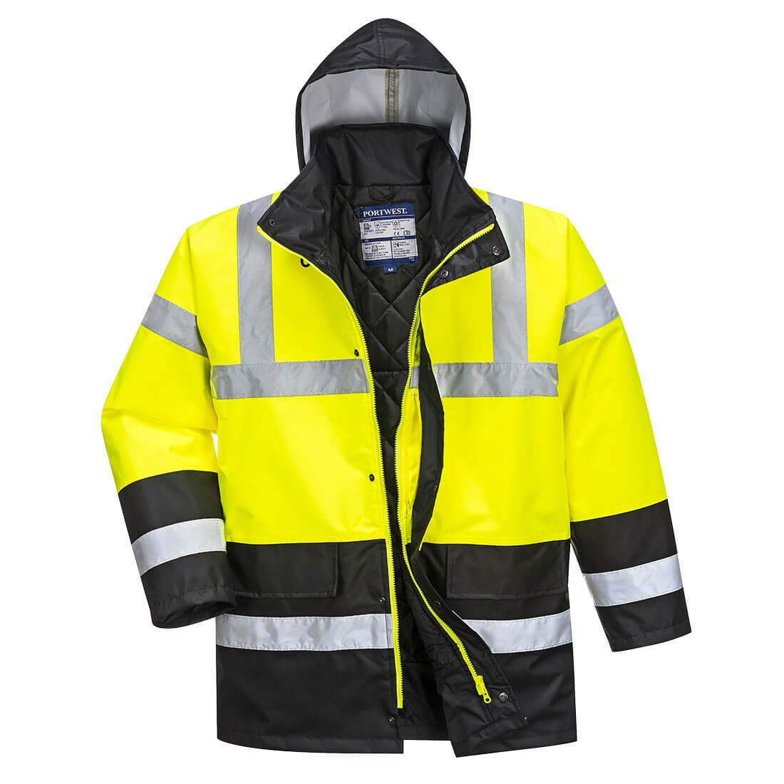 Hi-Vis Contrast Winter Traffic Jacket - YBRR
