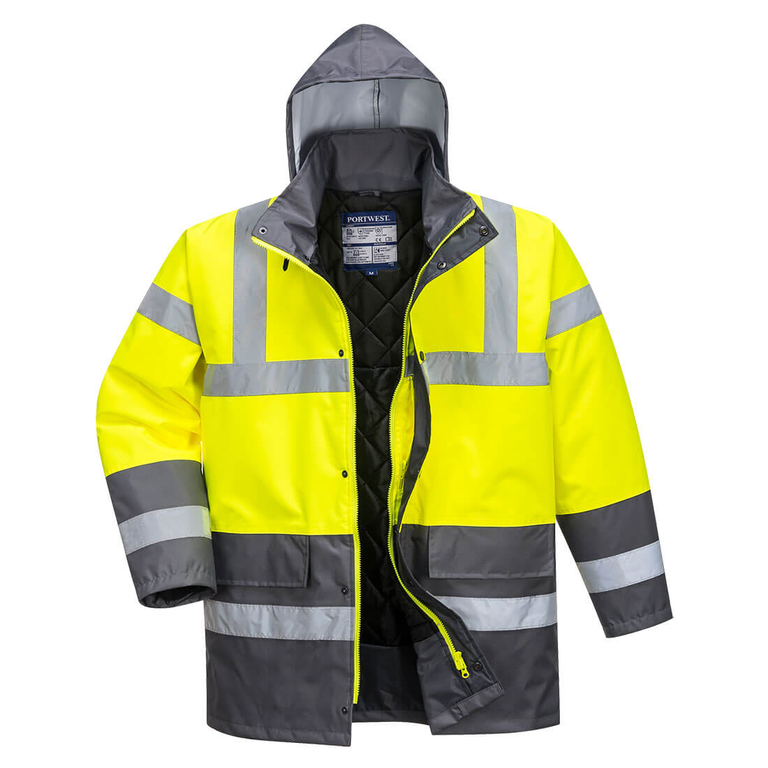 Hi-Vis Contrast Winter Traffic Jacket - YGY