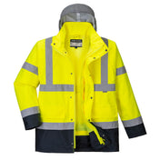 Hi-Vis 4-in-1 Contrast Traffic Jacket - YNRR