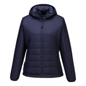 Professional Women's Hooded Insulated Baffle Jacket - NVRR