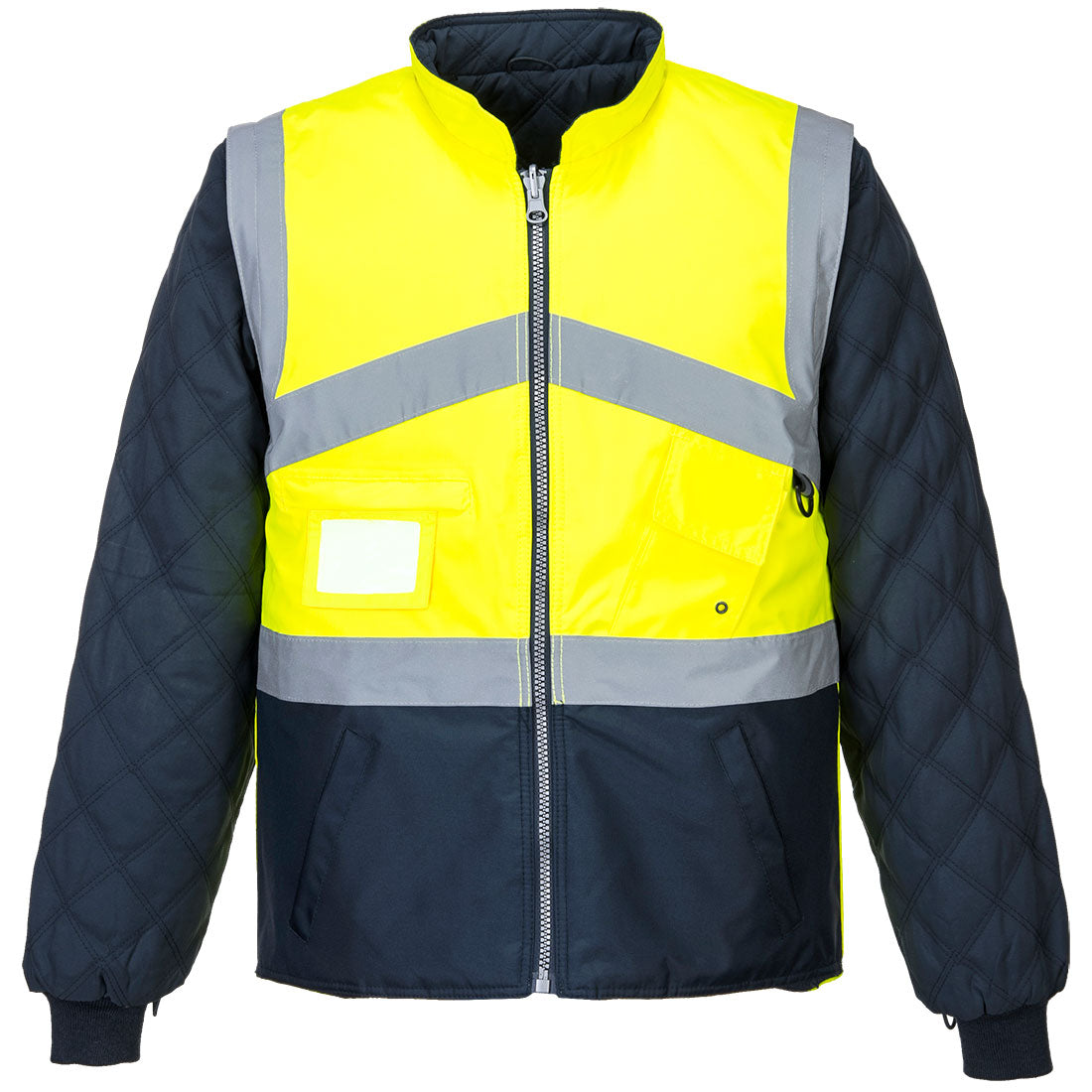 Hi-Vis Breathable 2-in-1 Contrast Reversible Jacket - YNRR