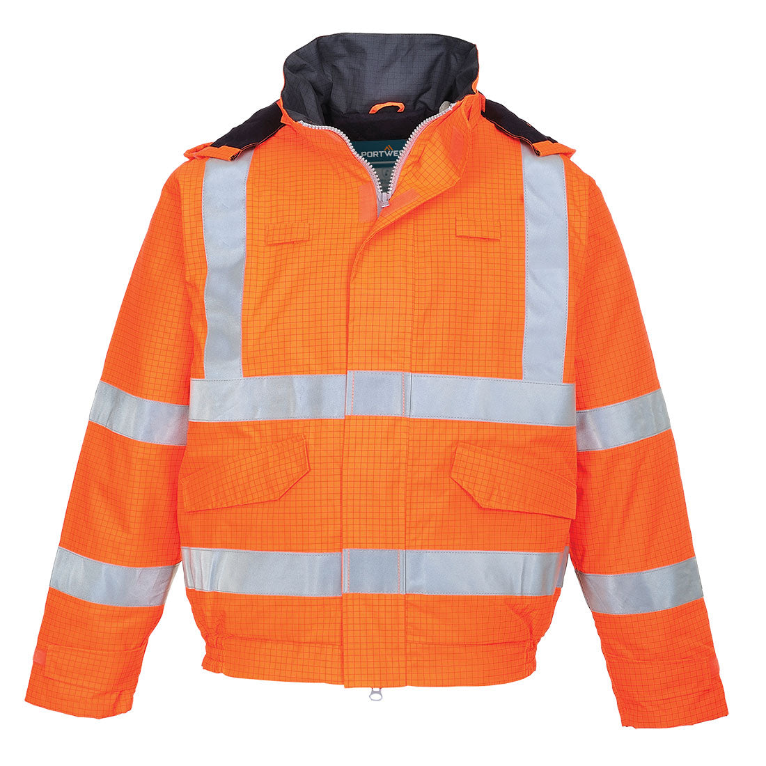 Bizflame Rain Hi-Vis FR Winter Bomber Jacket - ORRR