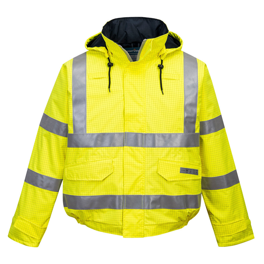 Bizflame Rain Hi-Vis FR Winter Bomber Jacket - YERR