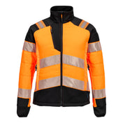 PW3 Hi-Vis Women's Hybrid Baffle Jacket - OBRR