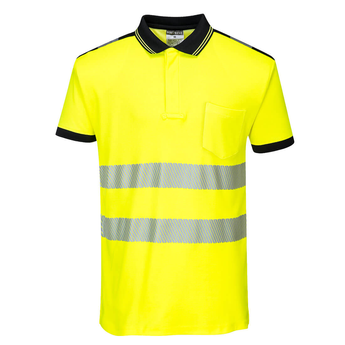 PW3 Hi-Vis Cotton Comfort Polo Shirt S/S - YBRR