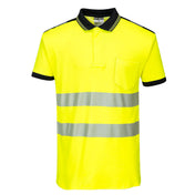 PW3 Hi-Vis Cotton Comfort Polo Shirt S/S - YBRR