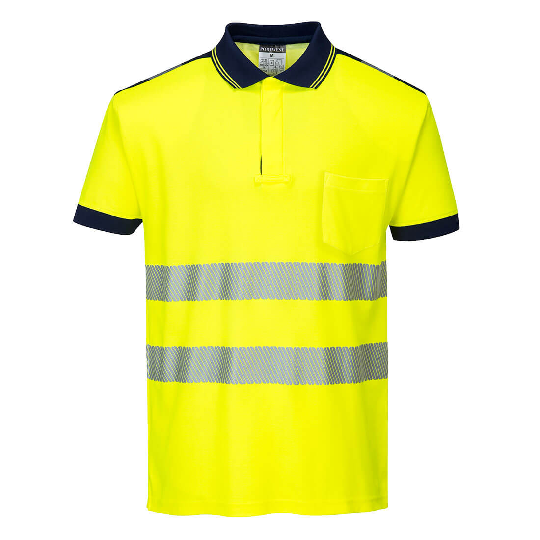 PW3 Hi-Vis Cotton Comfort Polo Shirt S/S - YNRR