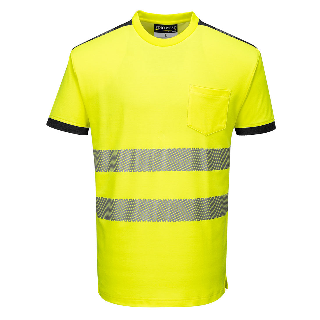PW3 Hi-Vis Cotton Comfort T-Shirt S/S - YBRR