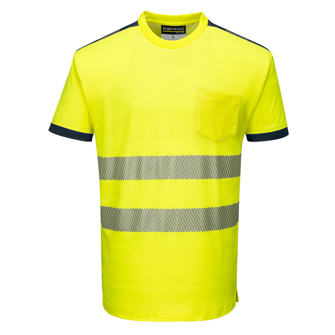 PW3 Hi-Vis Cotton Comfort T-Shirt S/S - YNRR