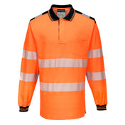PW3 Hi-Vis Cotton Comfort Polo Shirt L/S - OBRR