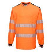 PW3 Hi-Vis Cotton Comfort T-Shirt L/S - OBRR