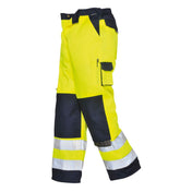 Lyon Hi-Vis Contrast Work Trousers - YNRR