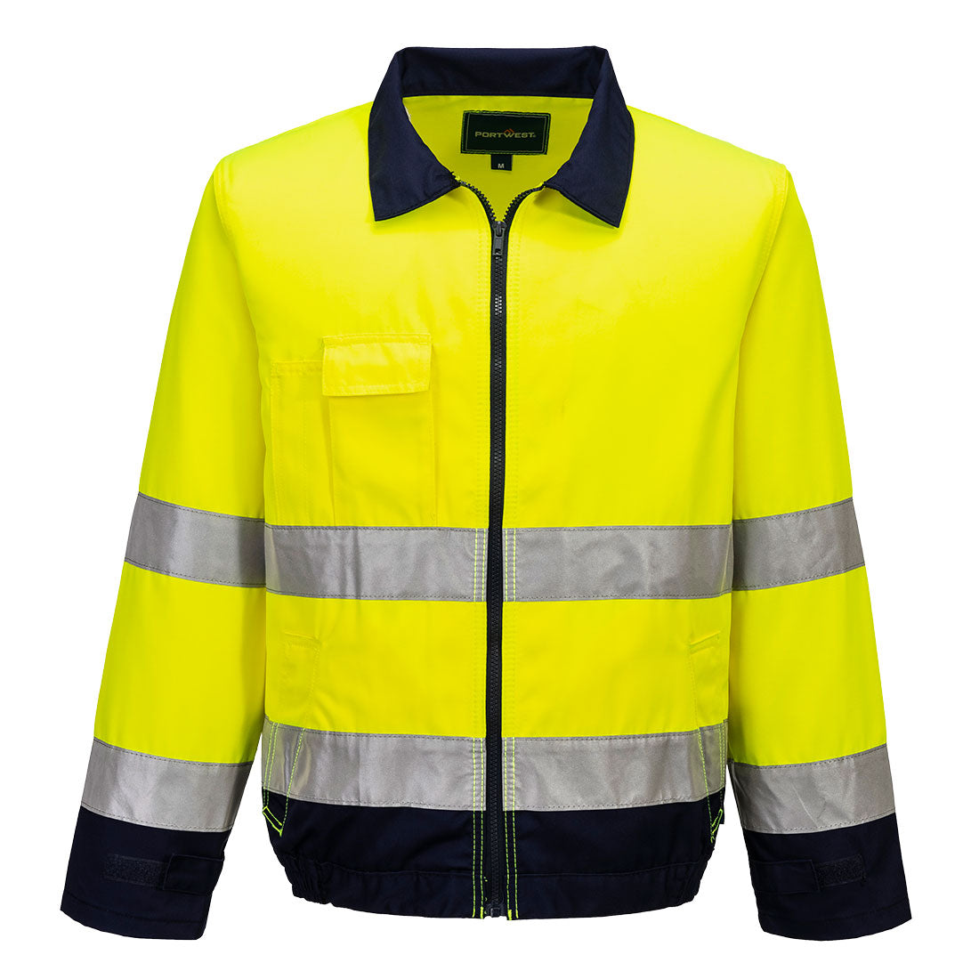 Madrid Hi-Vis Contrast Bomber Jacket - YNRR