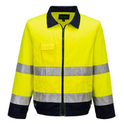 Madrid Hi-Vis Contrast Bomber Jacket - YNRR