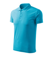 Pique Polo Free - blue atoll
