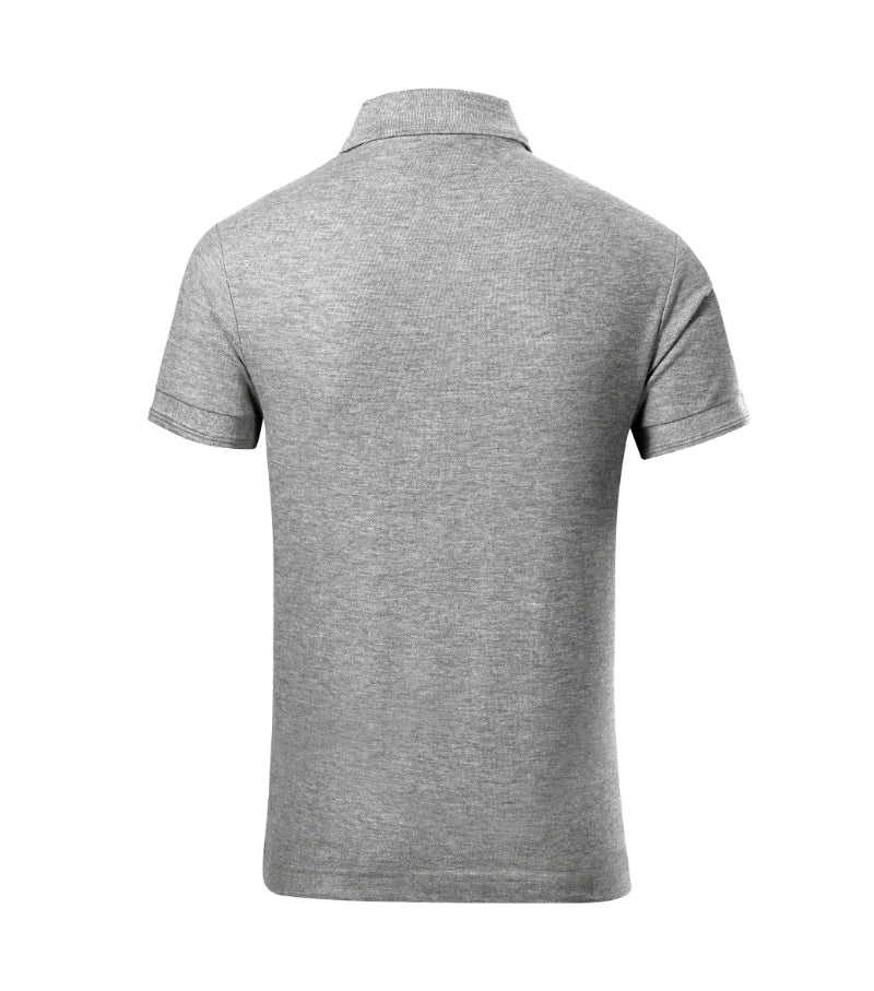 Pique Polo Free - dark gray melange