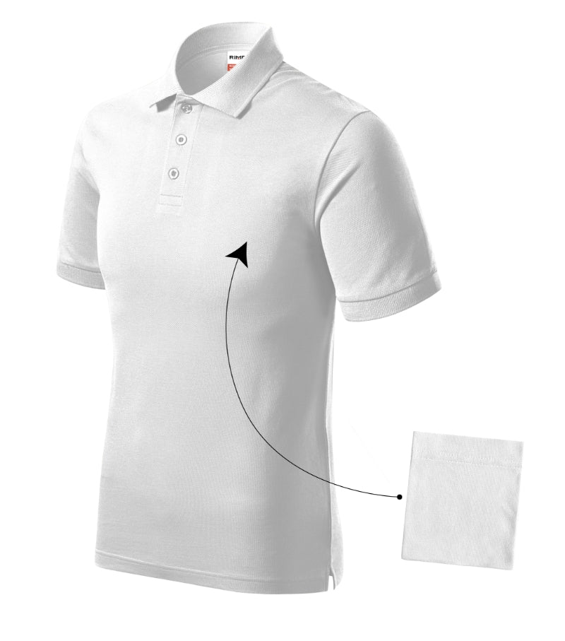 Resist Heavy Polo - white