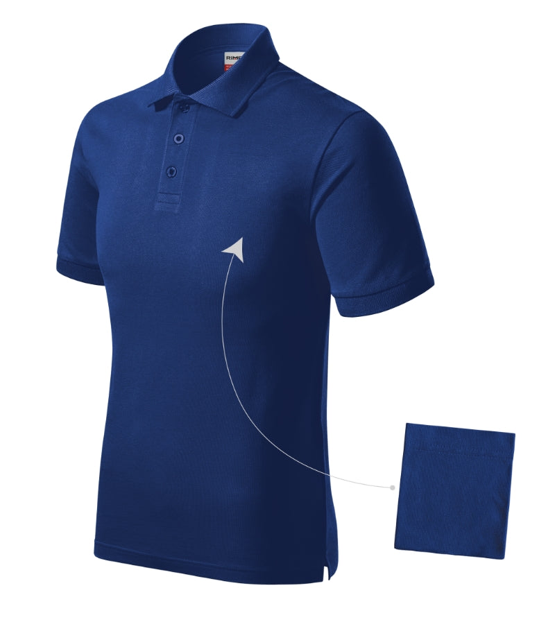 Resist Heavy Polo - royal blue