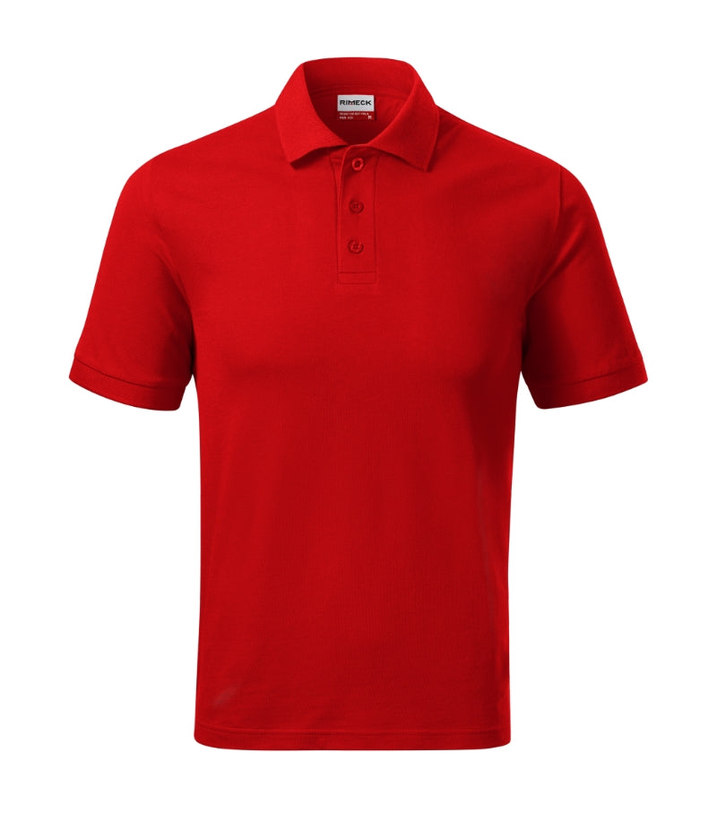 Resist Heavy Polo - red
