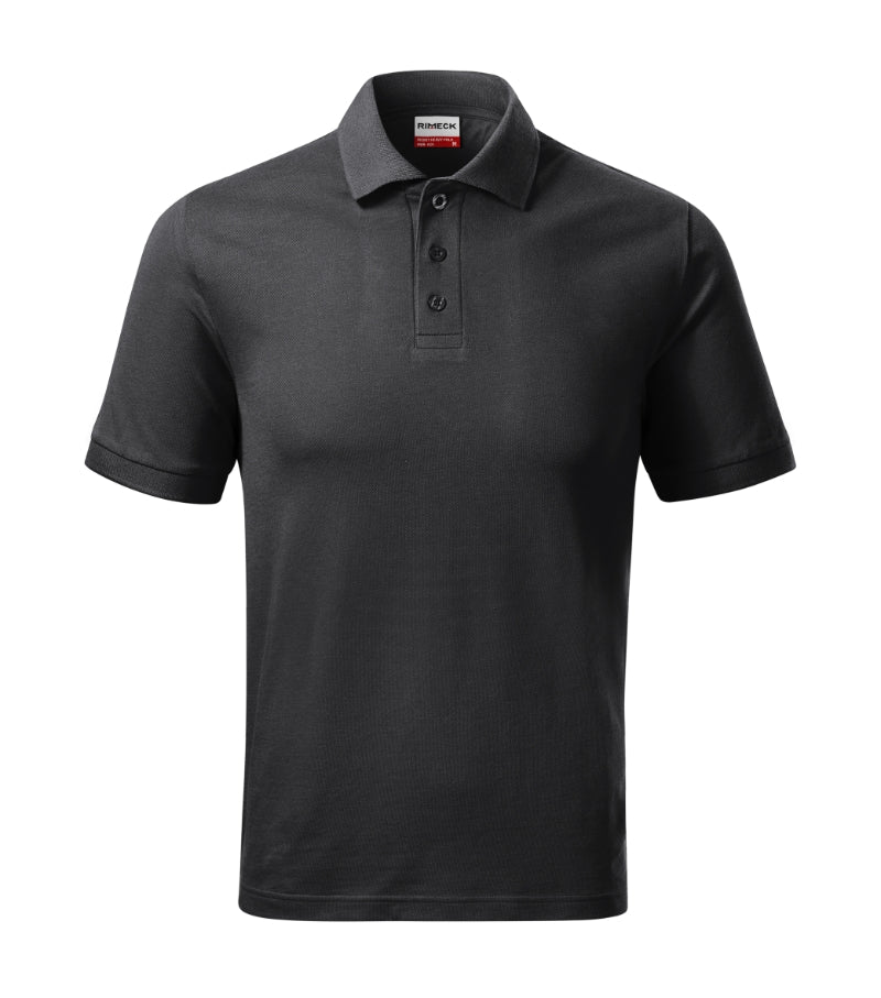 Resist Heavy Polo - ebony gray