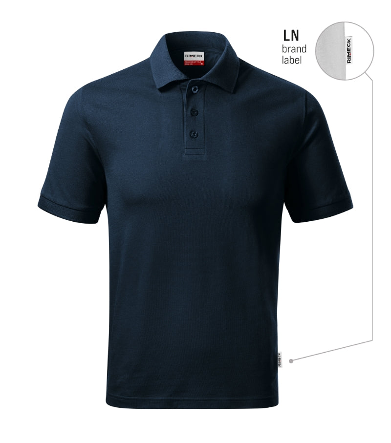 Resist Heavy Polo - navy blue 02 (brand label)