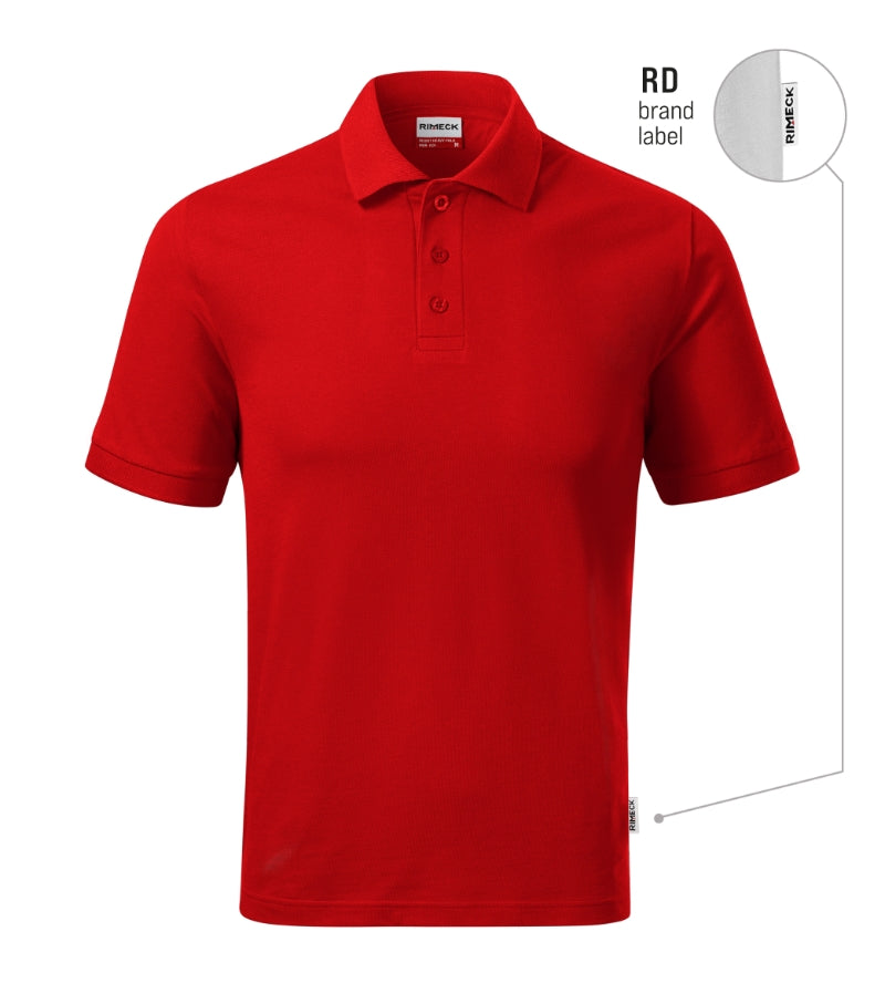 Resist Heavy Polo - red 07 (brand label)