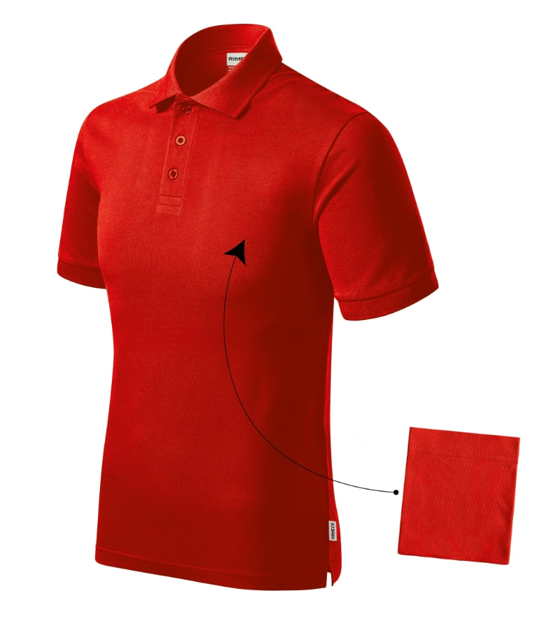 Resist Heavy Polo - red 07 (brand label)