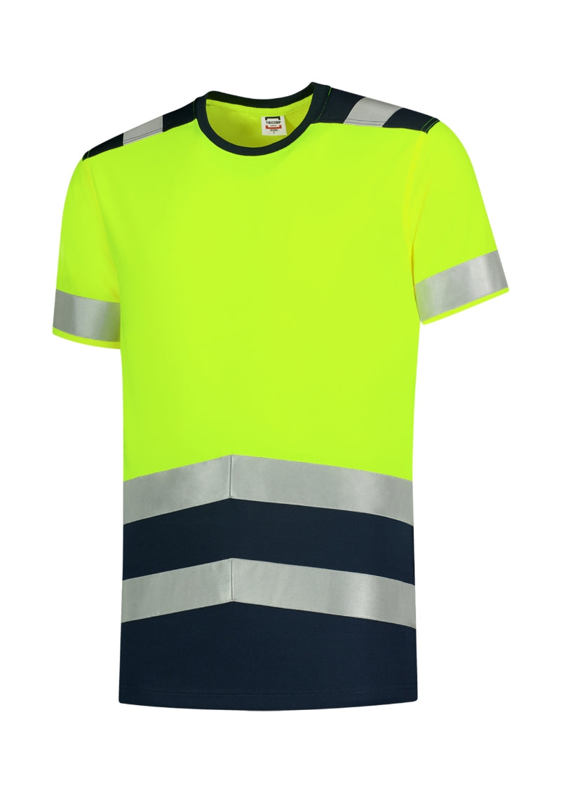 T-Shirt High Vis Bicolor - fluorescent yellow