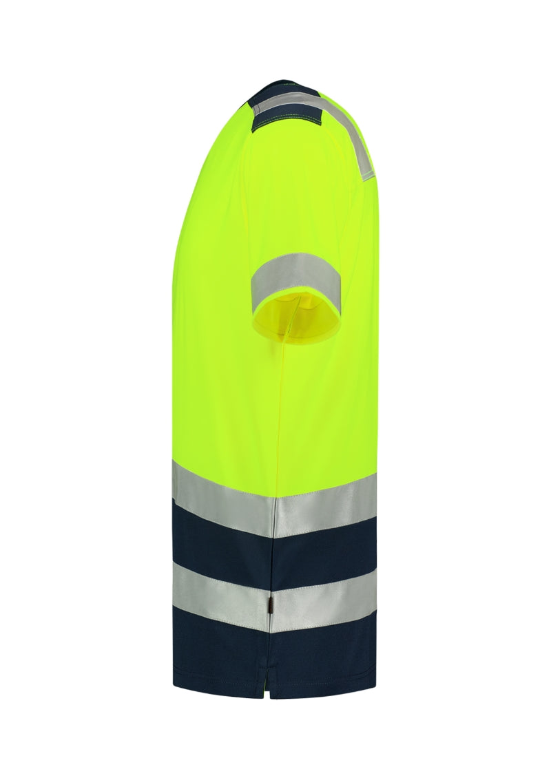 T-Shirt High Vis Bicolor - fluorescent yellow