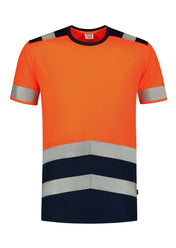 T-Shirt High Vis Bicolor - fluorescent orange