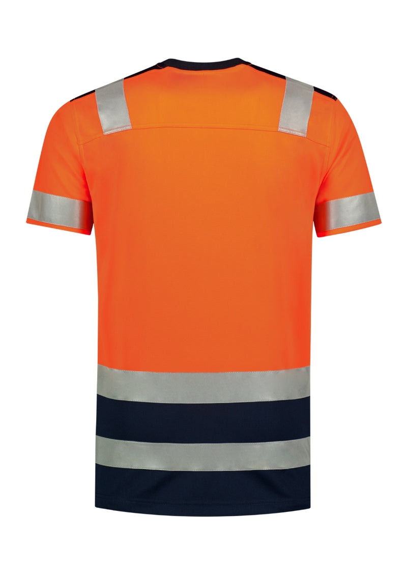 T-Shirt High Vis Bicolor - fluorescent orange