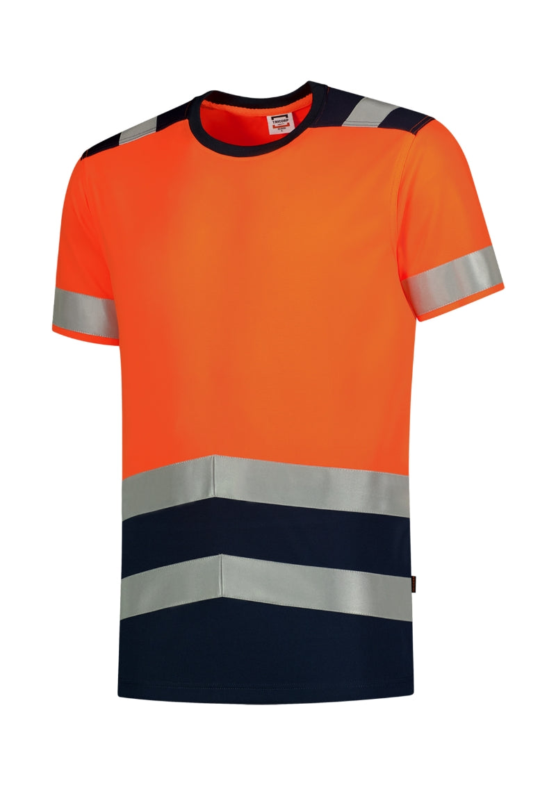 T-Shirt High Vis Bicolor - fluorescent orange
