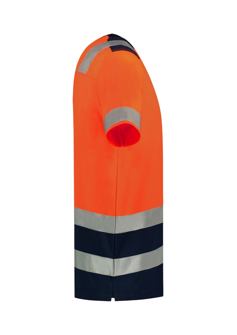 T-Shirt High Vis Bicolor - fluorescent orange